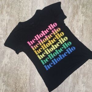 CAT STEVENS HELLO WOMENS TEE SIZE L